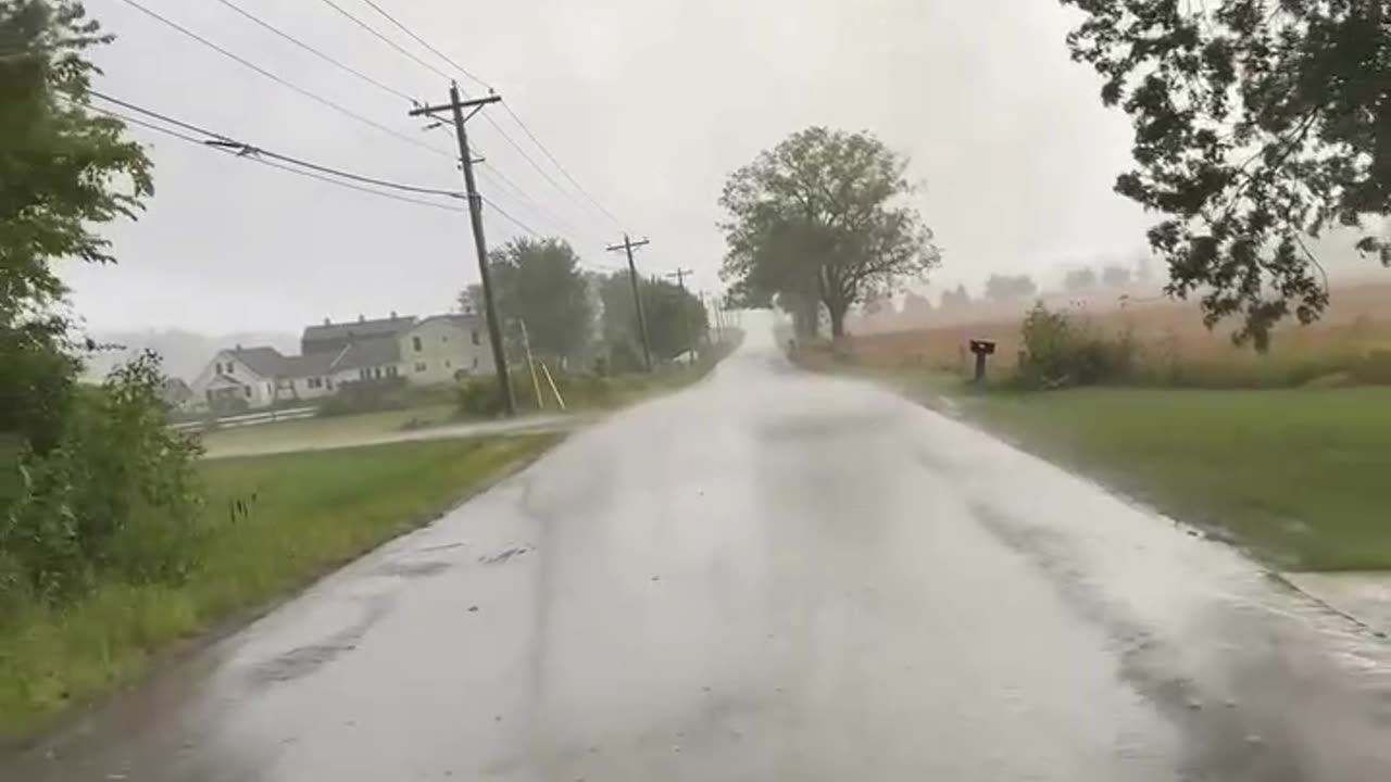 Tornado on the ground of LaGrange, Indiana