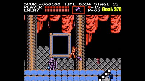 Castlevania NES Stage 5 Perfect Speed Run