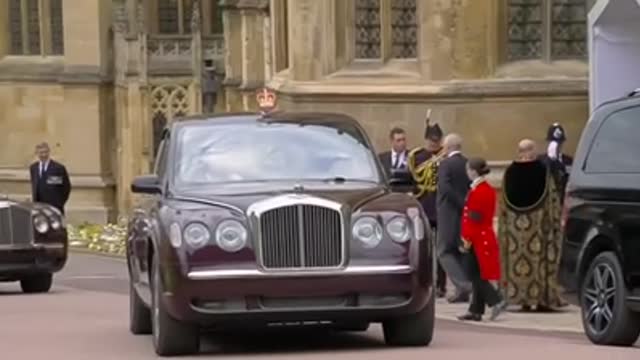 The Wales Family depart St George’a Chapel