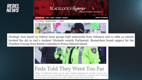 Most Canadians thought the feds went too far in the freedom convoy crackdown, documents show
