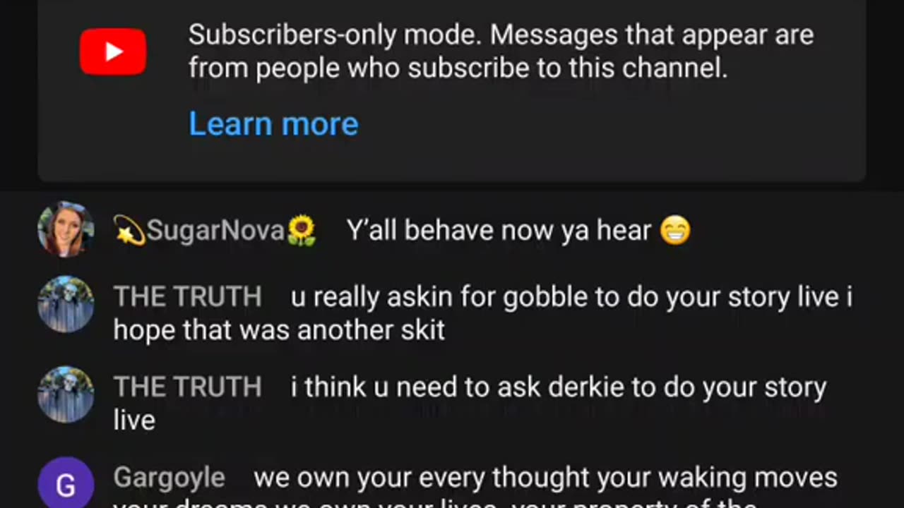 Open Chat open panel till I nod out.