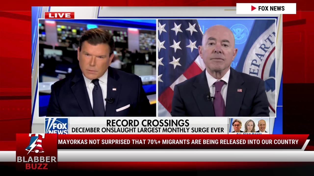 Mayorkas Not Surprised That 70%+ Migrants Are Being Released Into Our Country