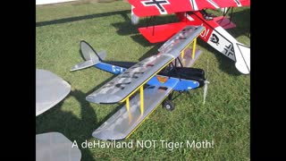 A view of the flight line at the Radio Control Jamboree at Old Rhinebeck Aerodrome in 2019.