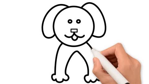 How to draw dog