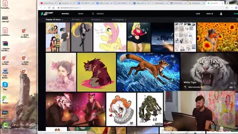 Make $100 Day Chatting with Artists DeviantArt Make Money Online Method, Affiliate Marketing