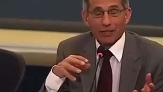 This was Dr Fauci in 2009