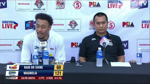Interview with Best Player Calvin Abueva and Coach Chito Victolero [Sep. 27, 2024]