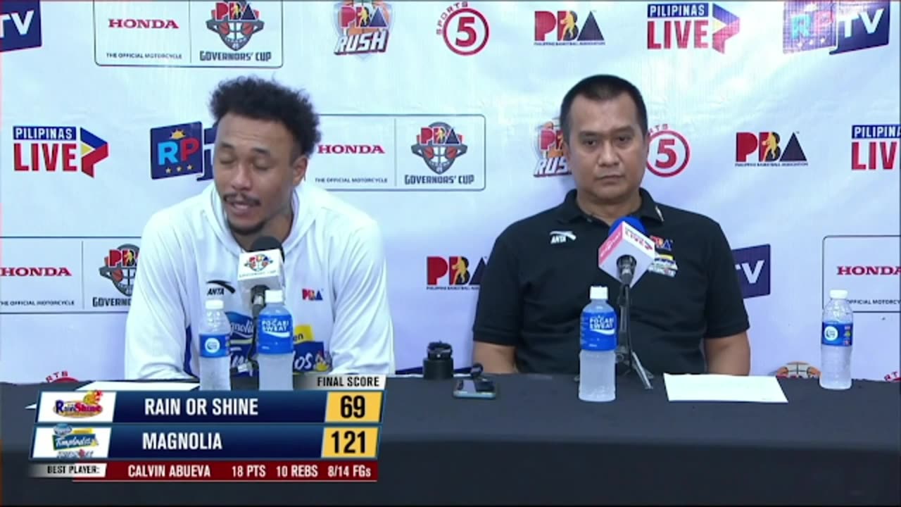 Interview with Best Player Calvin Abueva and Coach Chito Victolero [Sep. 27, 2024]