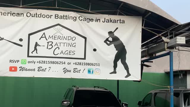 Batting cage banners