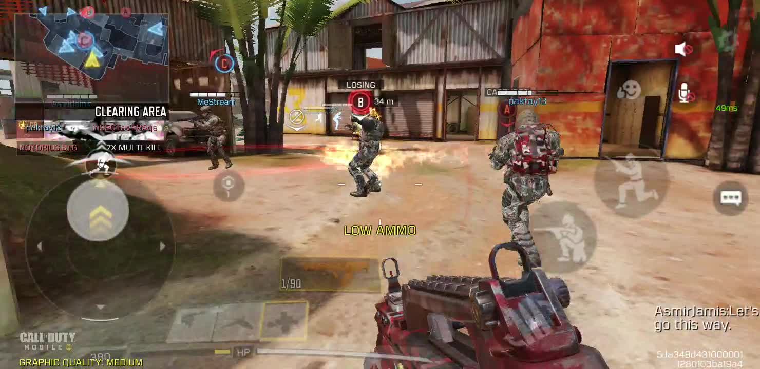 CODM game play.
