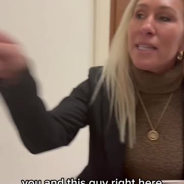 MTG Shuts Down 'Reporter' During Fiery Exchange In Halls Of Congress