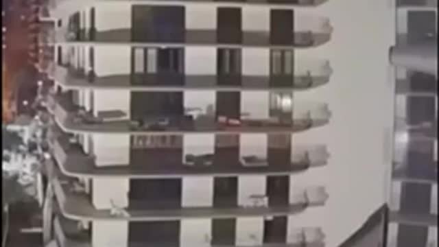 A New Video has emerged from the Miami condo collapse