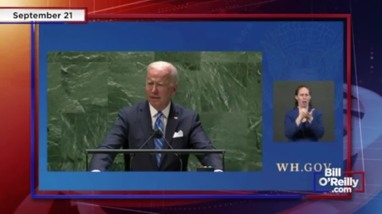 Biden's horrendous speech to the UN