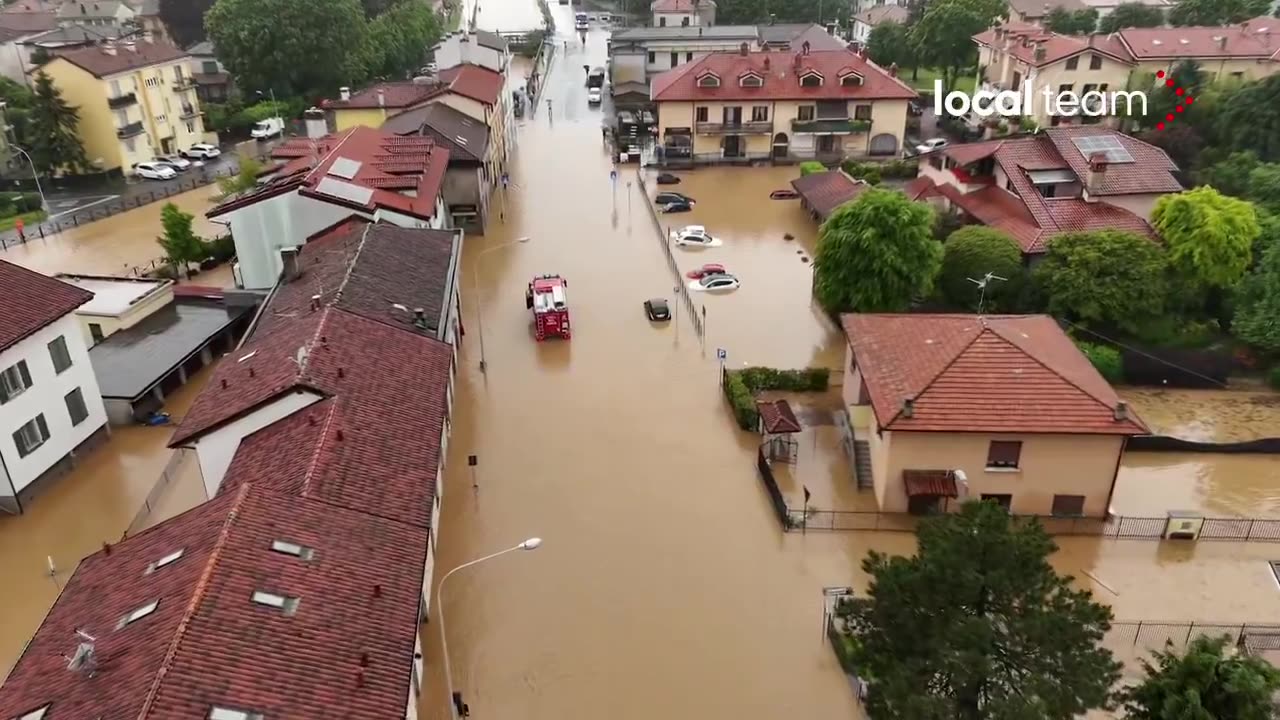 Flooding in Jessate, Milan, Italy | May 15, 2024