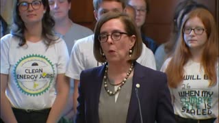 Oregon Gov. comments on GOP senators leaving Salem