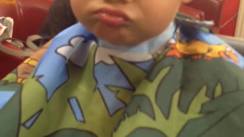 Funny Faces At The Barbershop