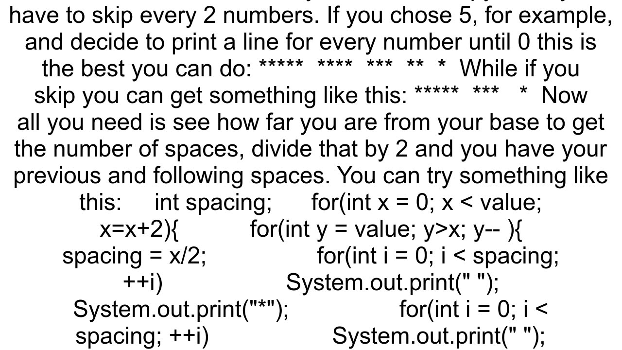 Java for loop spacing the result