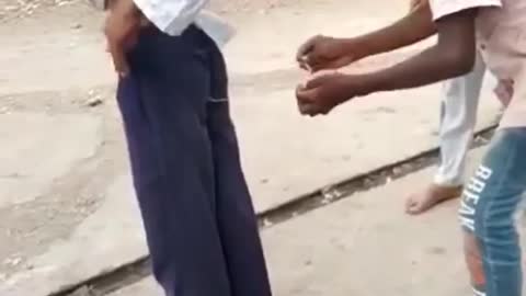 Funny fire cracker video