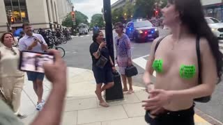 GRAPHIC: Protesters Chant "All Hail Satan"