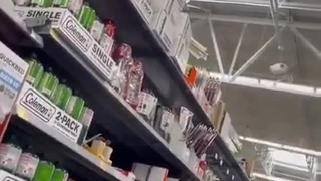 Man Wears Face Printed Mask And Pranks Convenience Store Employee