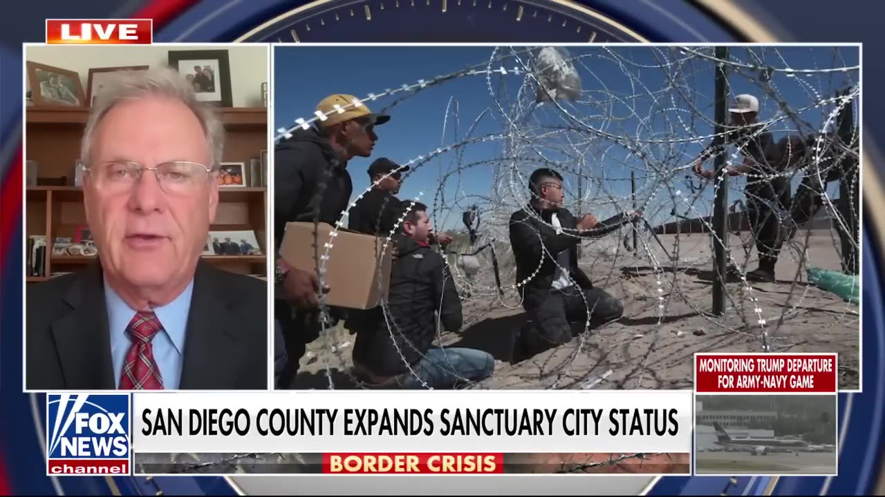 County supervisor criticizes sanctuary status of San Diego: ‘WE NEED TO KEEP OUR COMMUNITIES SAFE’