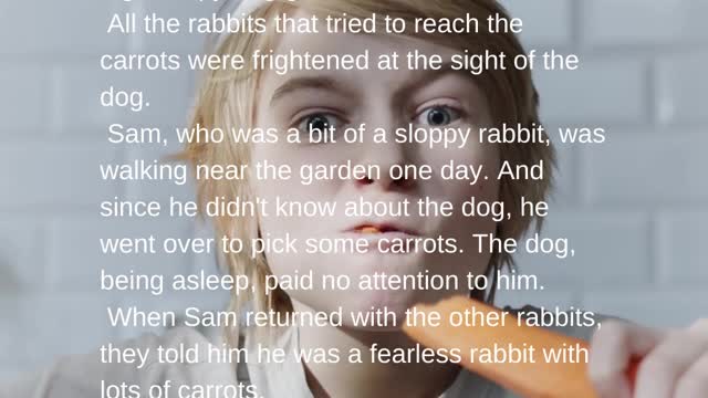 Sam, The Brave RAbbit. Micro Story. FREE STORY