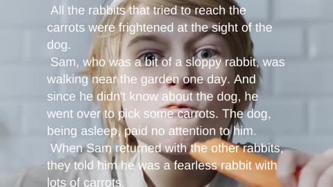 Sam, The Brave RAbbit. Micro Story. FREE STORY