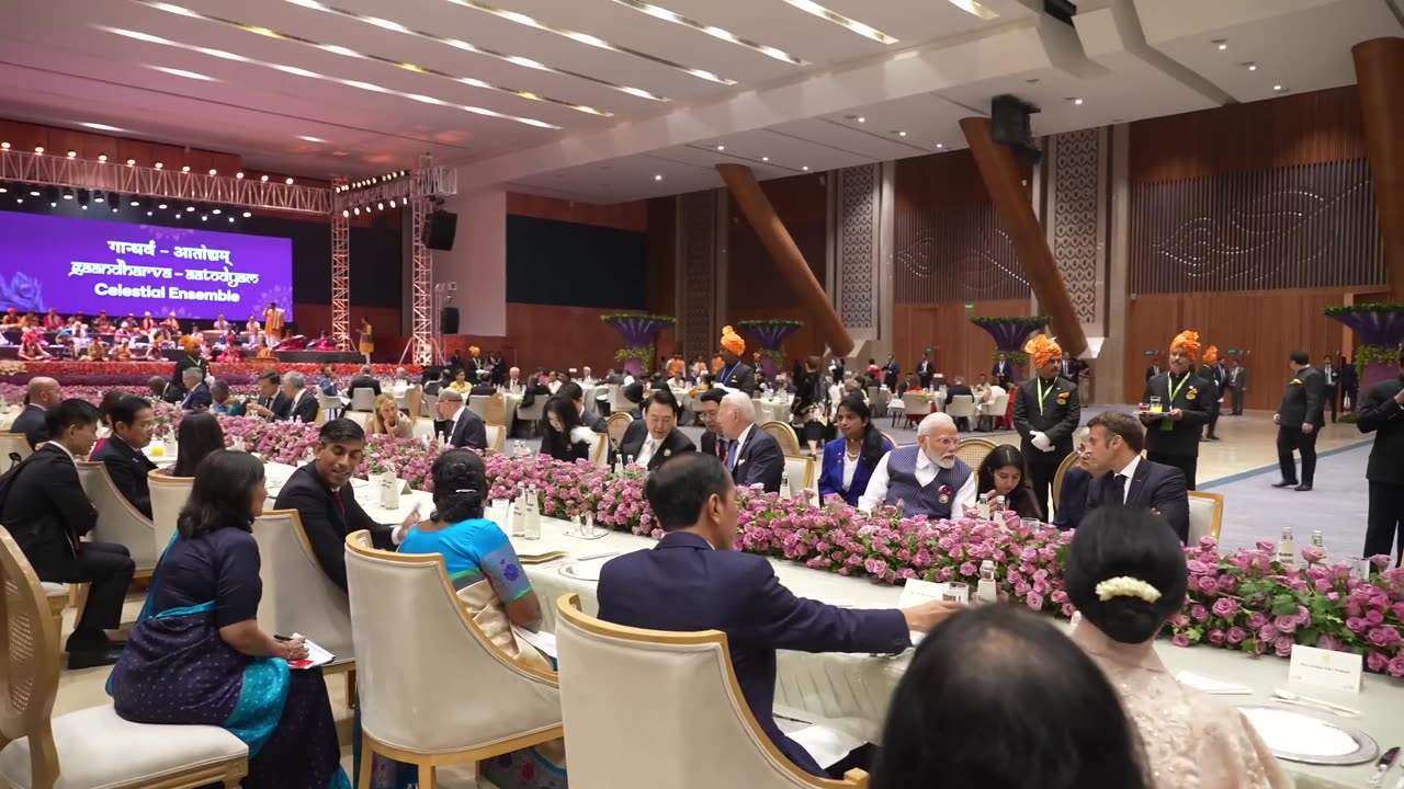 Exclusive Visuals From Gala Dinner During G20 Summit At Bharat Mandapam