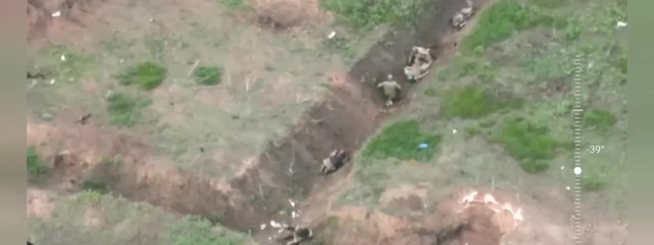 Ukraine War - From the drone, you can see both killed and wounded Ukrainian soldiers