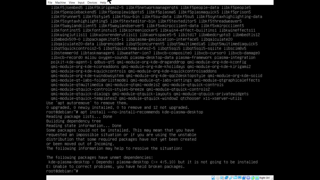 Install kde unstable and then kde stable on Debian