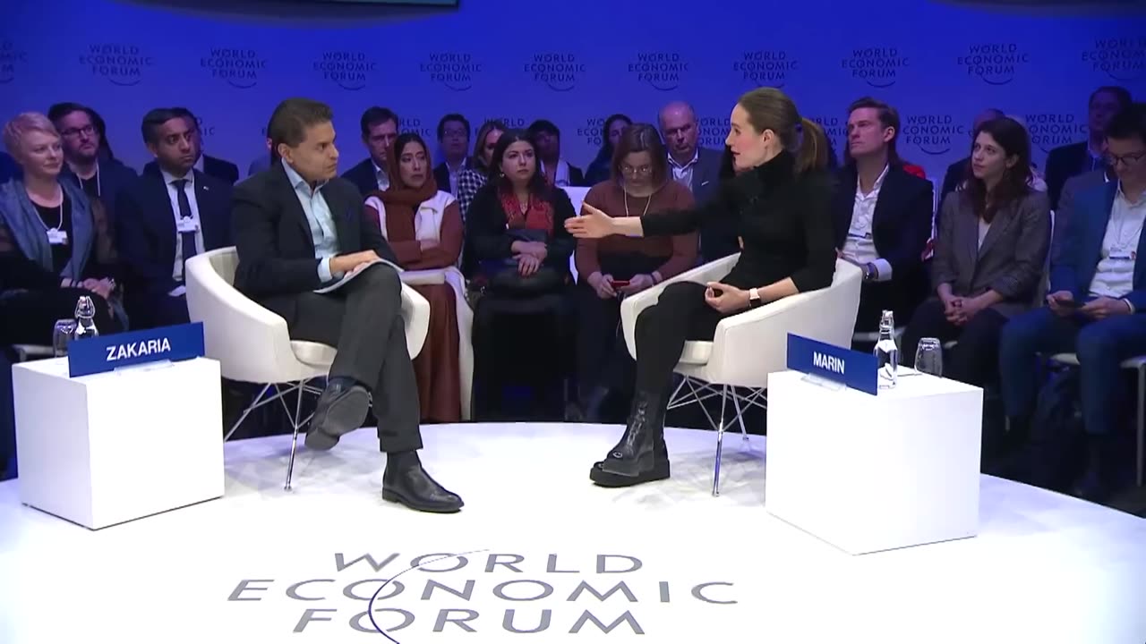 A Conversation with Sanna Marin Prime Minister of Finland Davos 2023