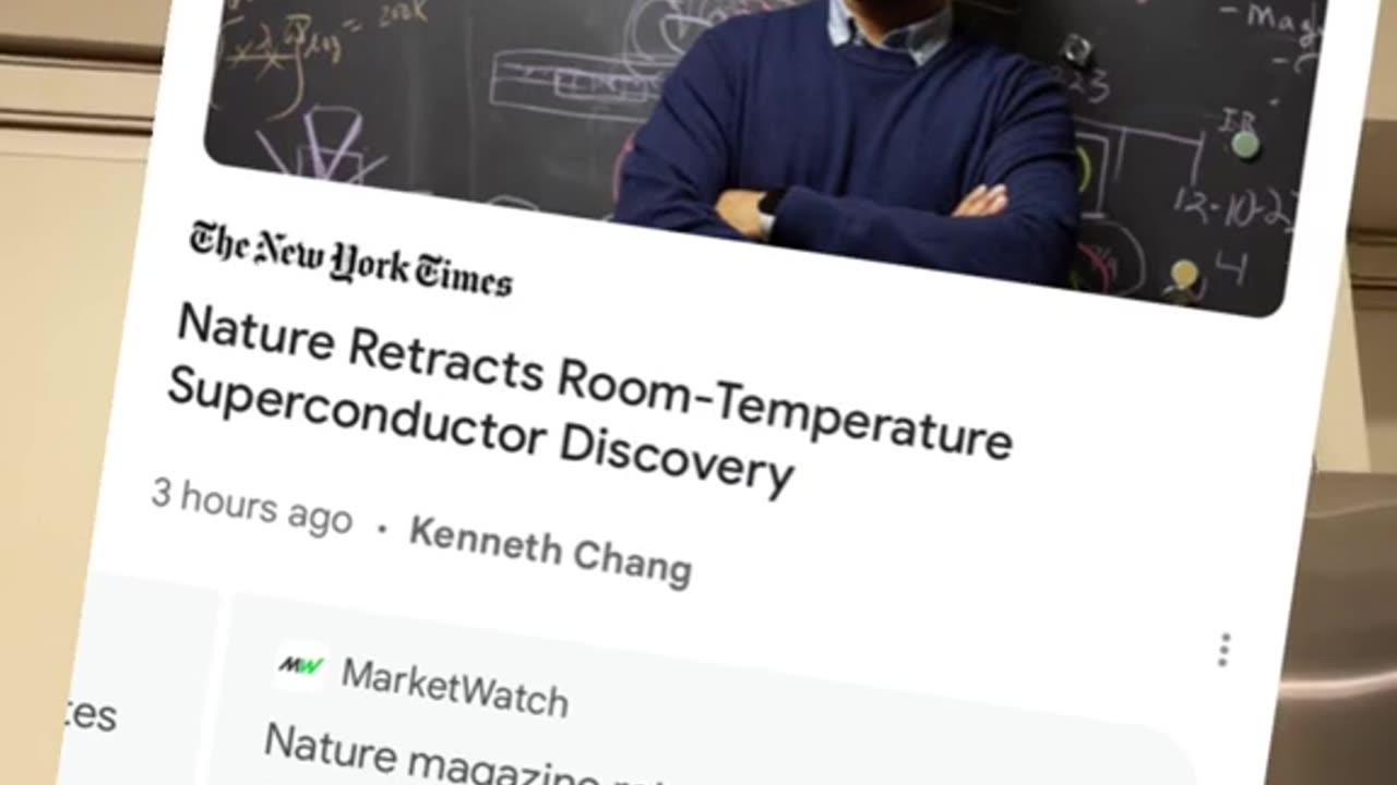 Another LK-99 like purported room temperature superconductor turns out to be a bust!