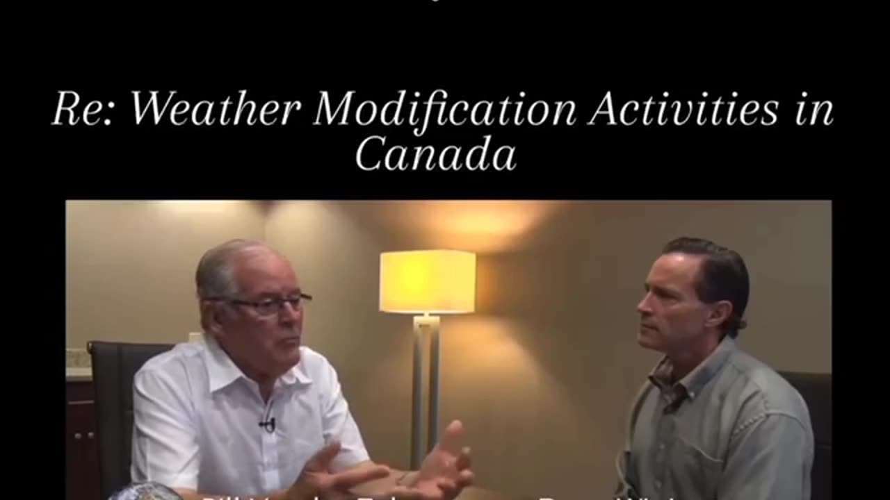 Bill Vander Zalm on geo engineering