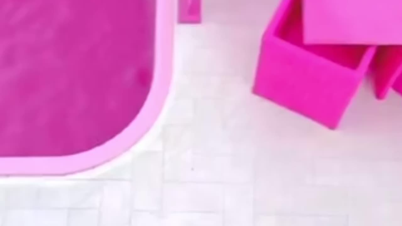 Pink beautiful house