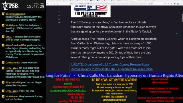 2022-02-23 15:00 EST - The Common Sense Show: with Derek & PATRIOTski