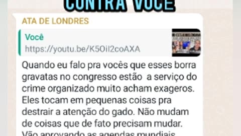 Um alerta de um PATRIOTA de Londres ao Brasil ATA LONDRES ATALONDON