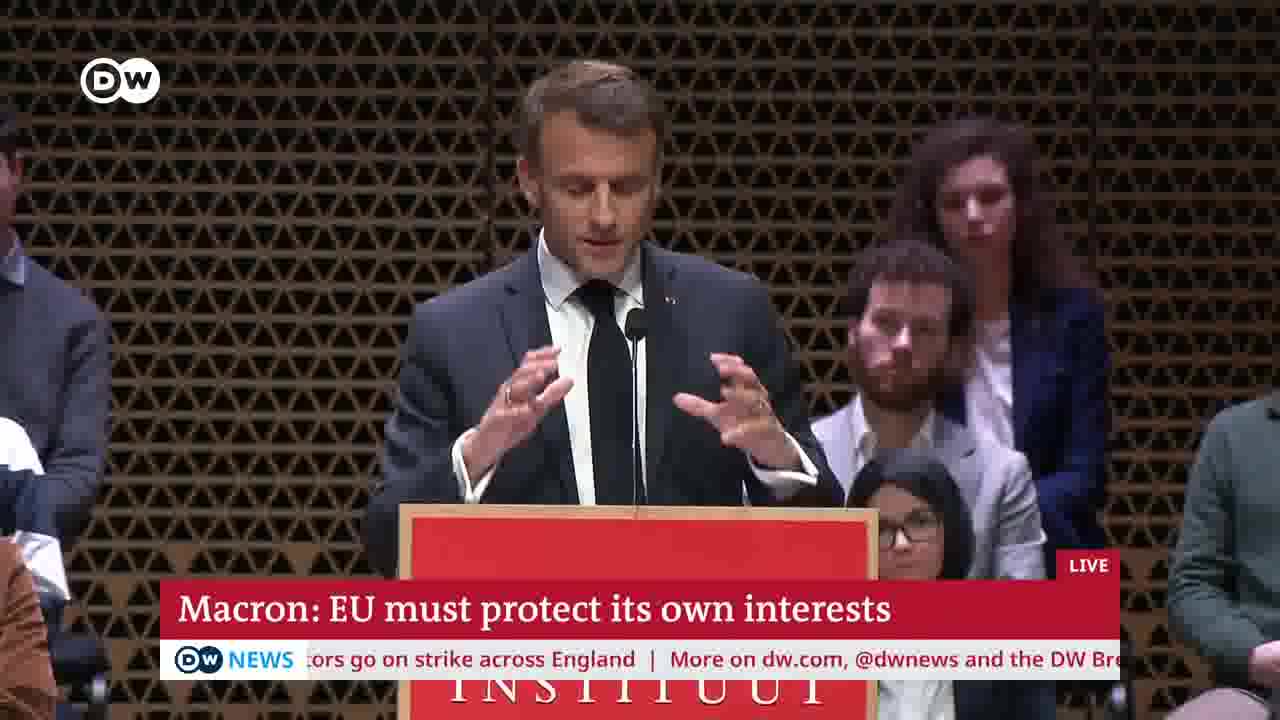 The Hague speech by Emmanuel Macron on the "Future of Europe" 11 April 2023