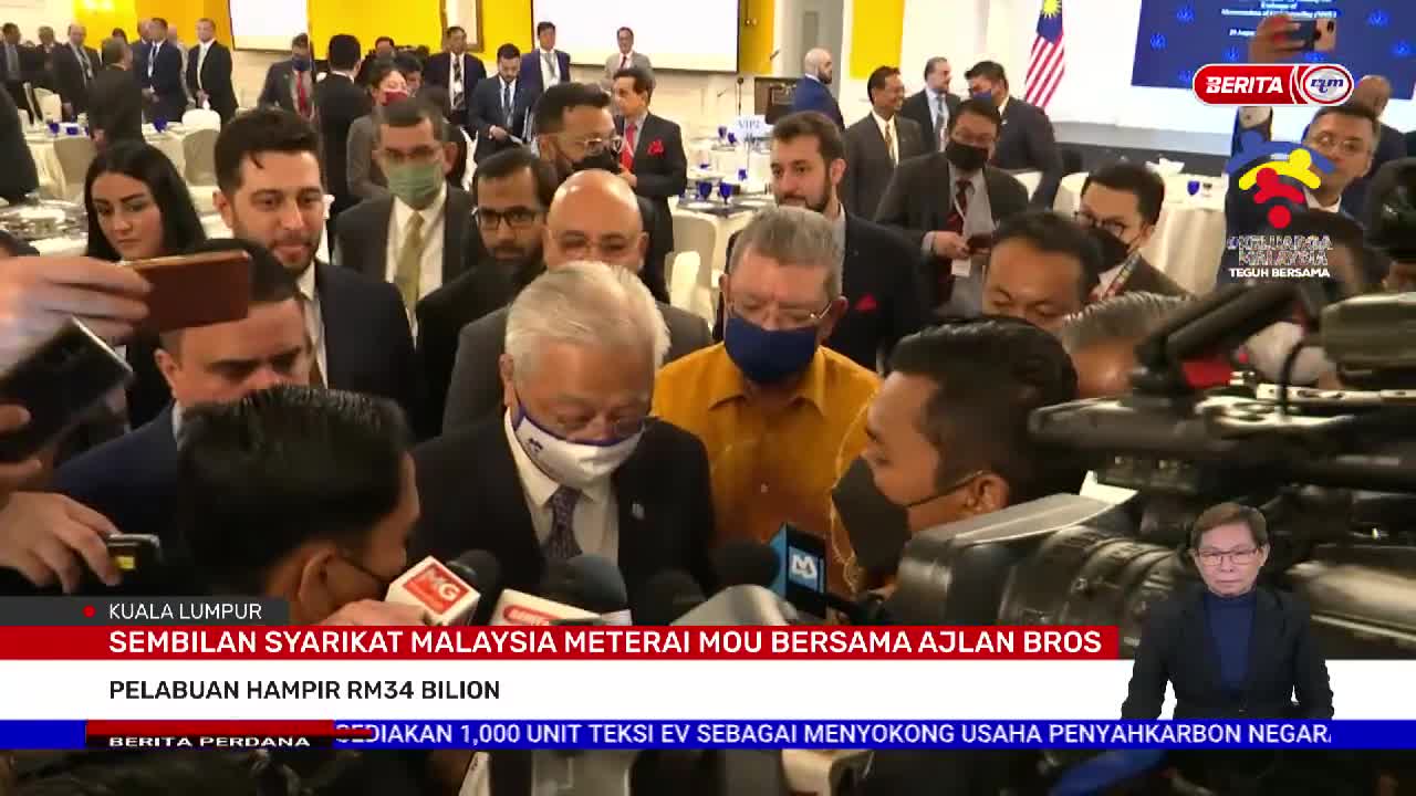 29 OGOS 2022 – BERITA PERDANA – SEMBILAN SYARIKAT MALAYSIA METERAI MOU BERSAMA AJLAN BROS