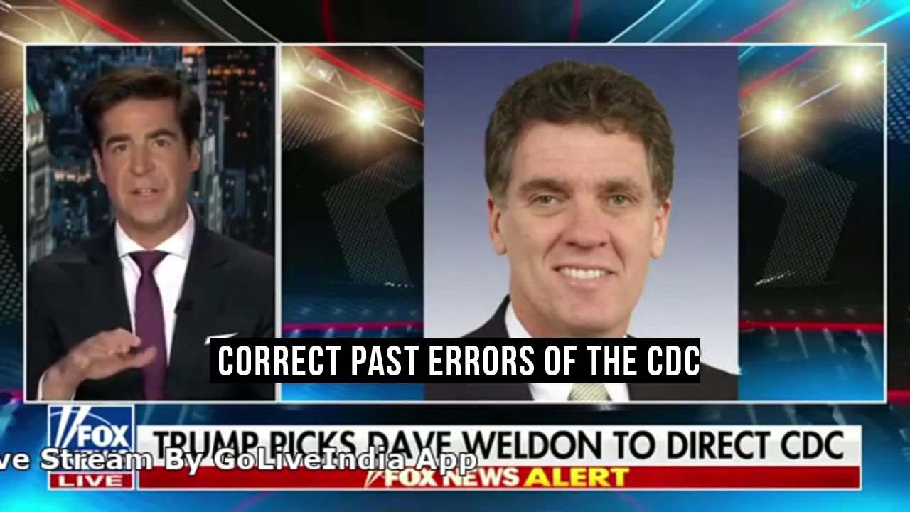 Jesse Watters about Trump's nominations for heads of FDA, CDC and SG