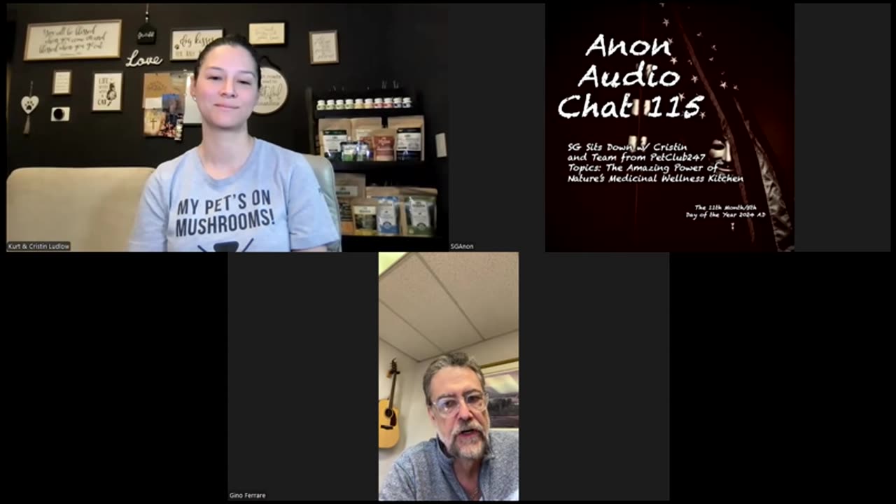 11/5/24 SG Anon Sits Down W/Gino & Cristin From PetClub247:An Overview Of God’s Immune Boosting Foods