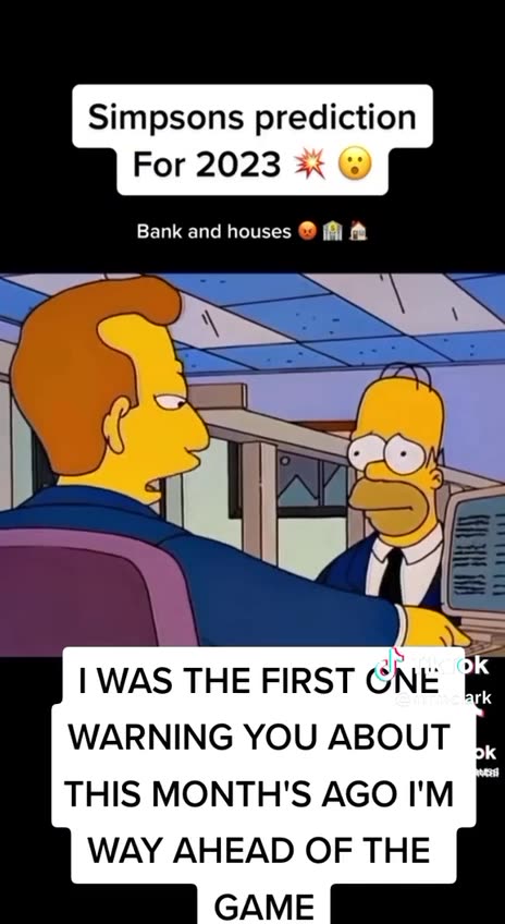 The Simpson prediction is coming true for 2023.
