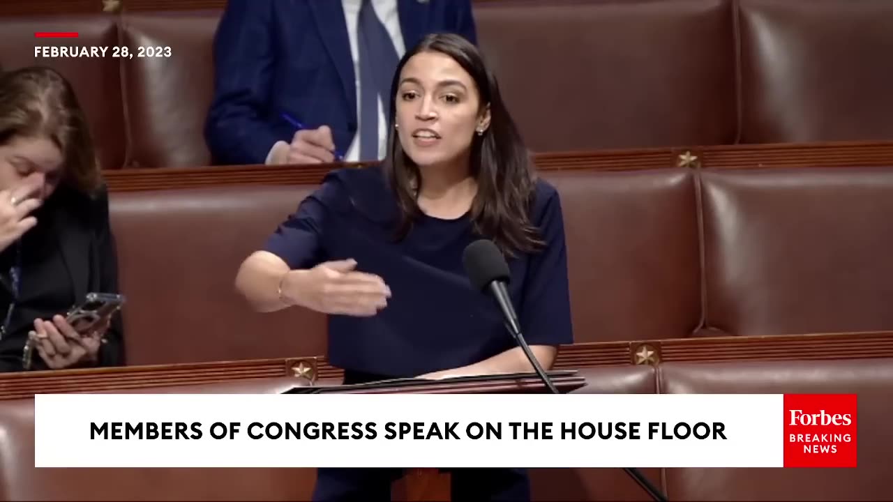 'How Ironic It Is...'- AOC Flays GOP In Searing House Floor Speech Against Rein In Inflation Act