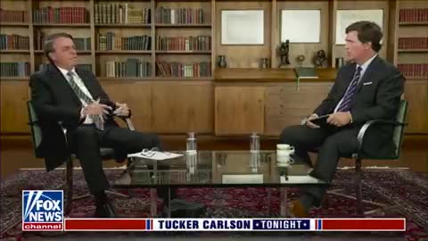 Tucker Carlson Asks the President of Brazil Jair Bolsonaro Why He Chose Not to Get the Covid Vaccine