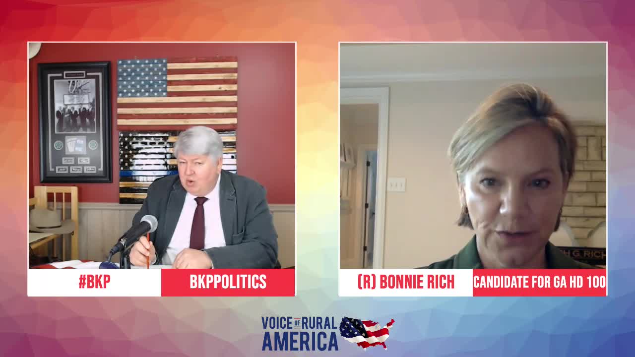 (R) Bonnie Rich-Candidate for Ga HD 100 joins #BKP Politics!