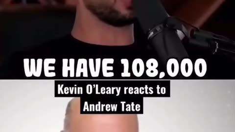 Kevin 0 leary reacts to andrew tate talk about...