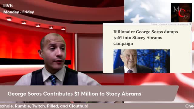George Soros Puts One Million Dollars in Stacy Abrams Lunchbox