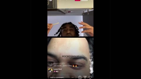 LOCO CITY IG live keeping beef off internet goes live With a suspicious male fan