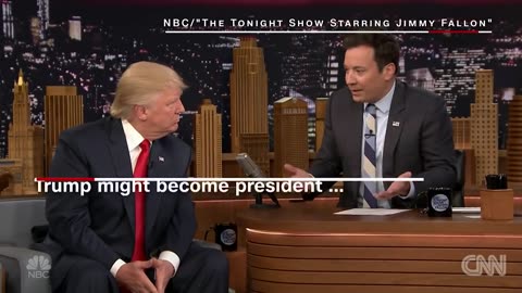 Donald Trump lets Jimmy Fallon mess up his hair