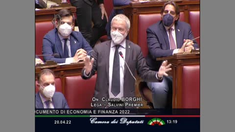 🔴 Intervento dell'On. Claudio Borghi in Aula del 20042022 - Esame del DEF 2022.