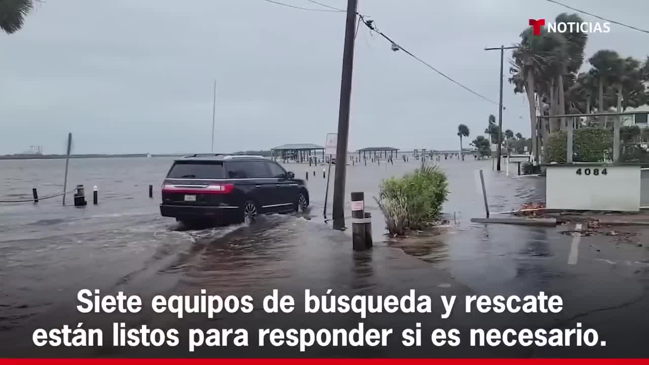 Residentes de Florida se preparan para el paso del huracán Nicole _ Noticias Telemundo